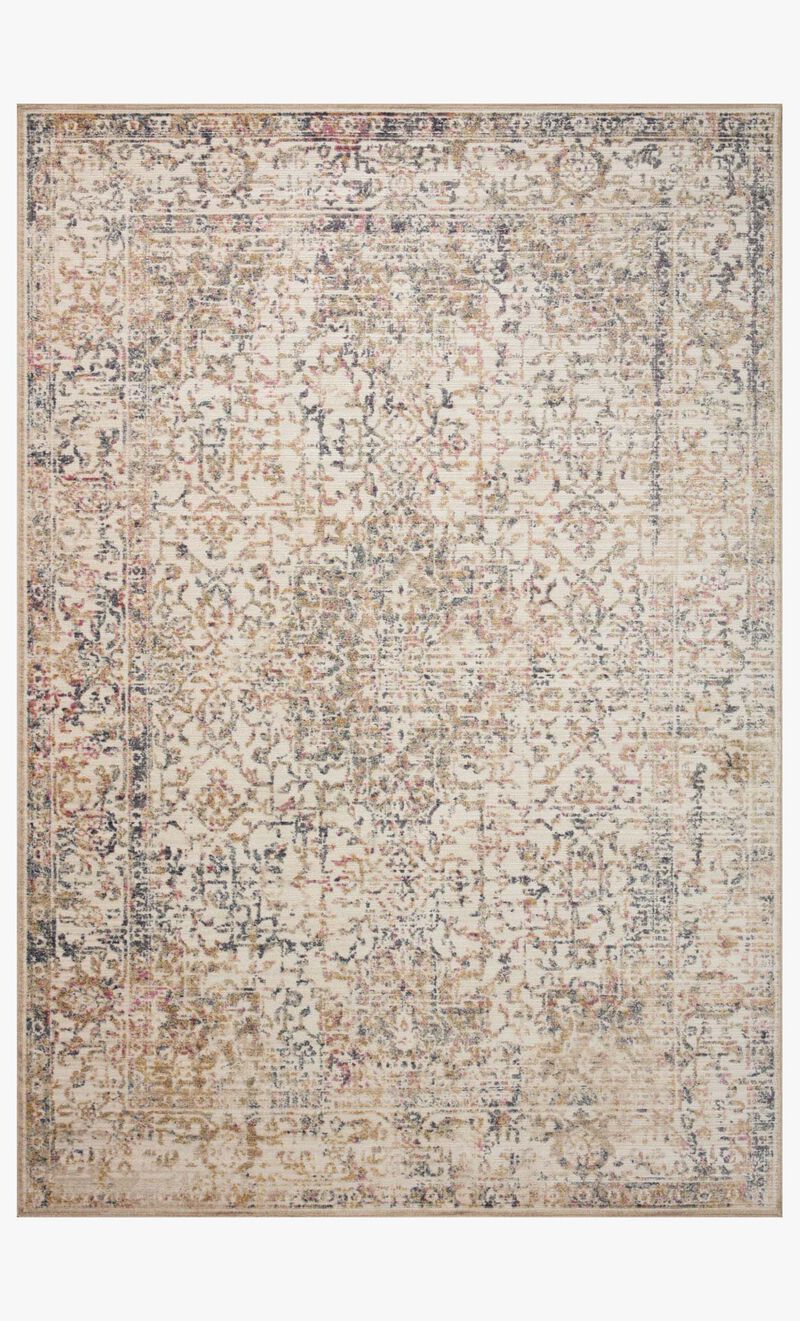 Indra INA05 9'0"x12'0" Ivory/Multi Rug image number 0