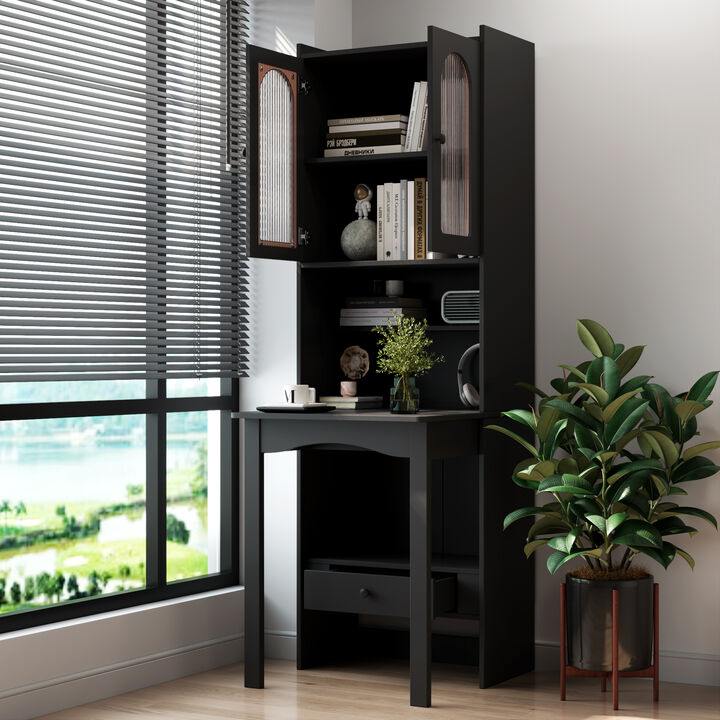 Gwafto Fold-Out  Desk Cabinet