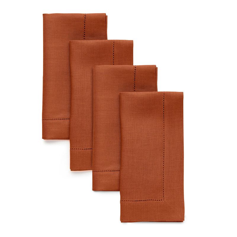 Linen Dinner Napkins - Classic Hemstitch
