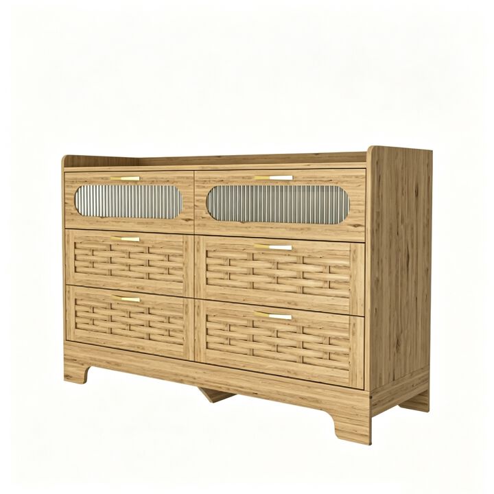 Romtif 6 Drawer Dresser