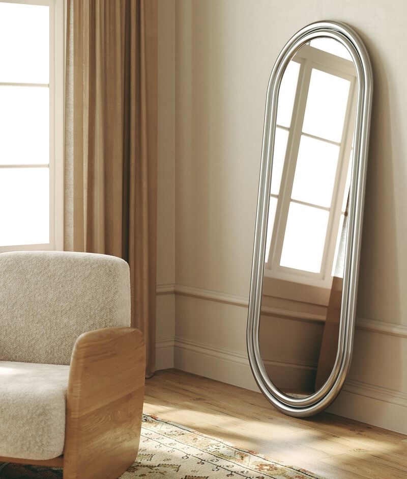Dune Metallic Floor Mirror