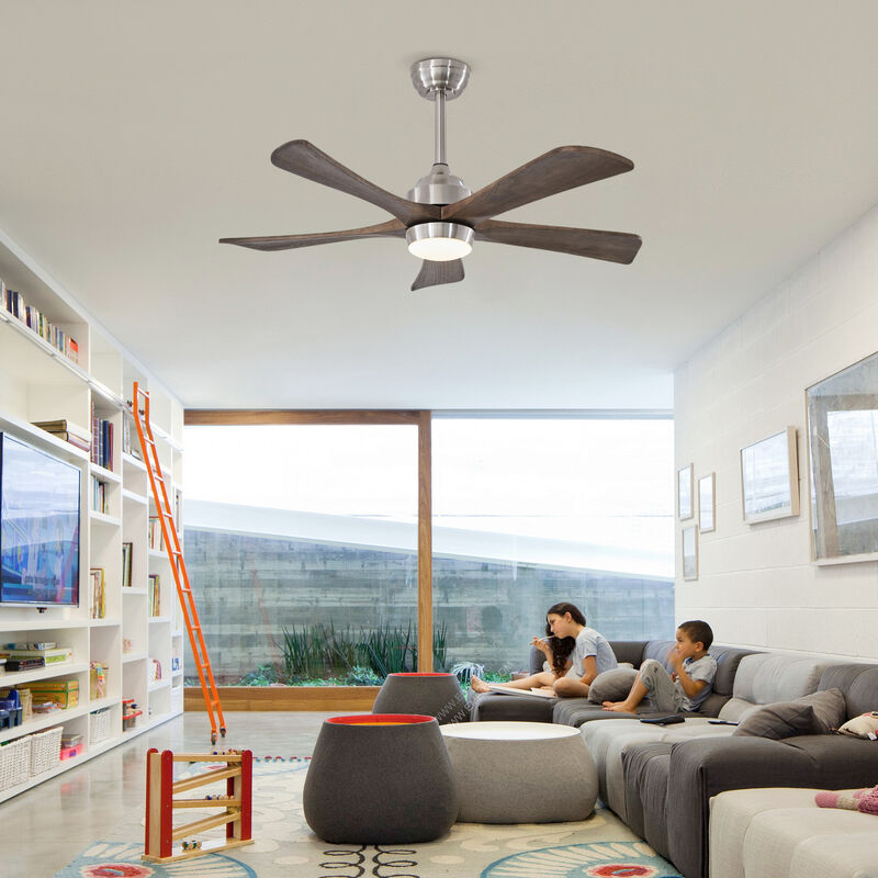 Solid Wood Blades Ceiling Fan image number 5