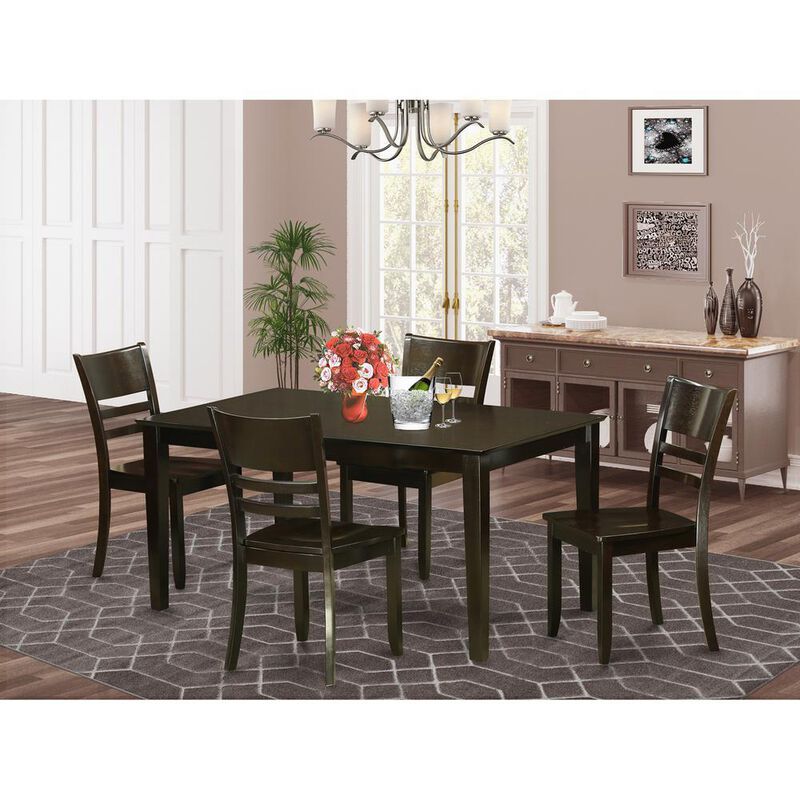 5 Pc Dining room set-Kitchen Table and 4 Dining Chairs