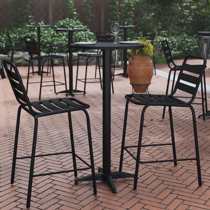 RD Black Bar Height Table image number 1