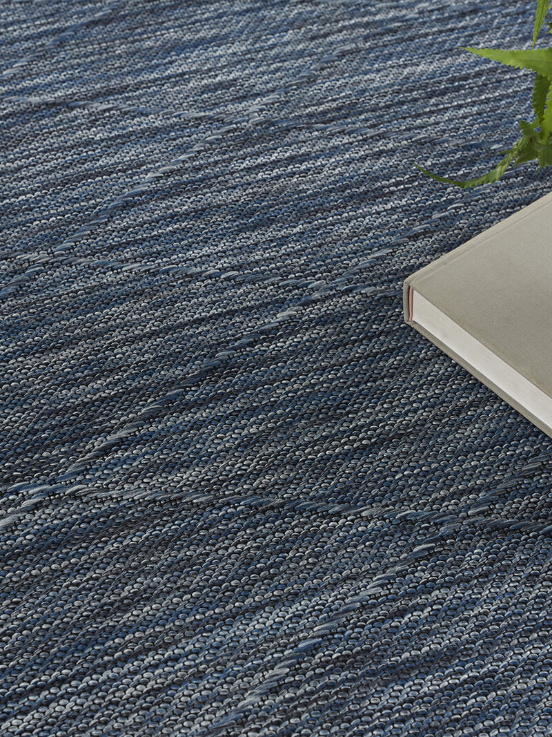 Washable Solutions WSL01 Navy/Blue 8' x 10' Rug