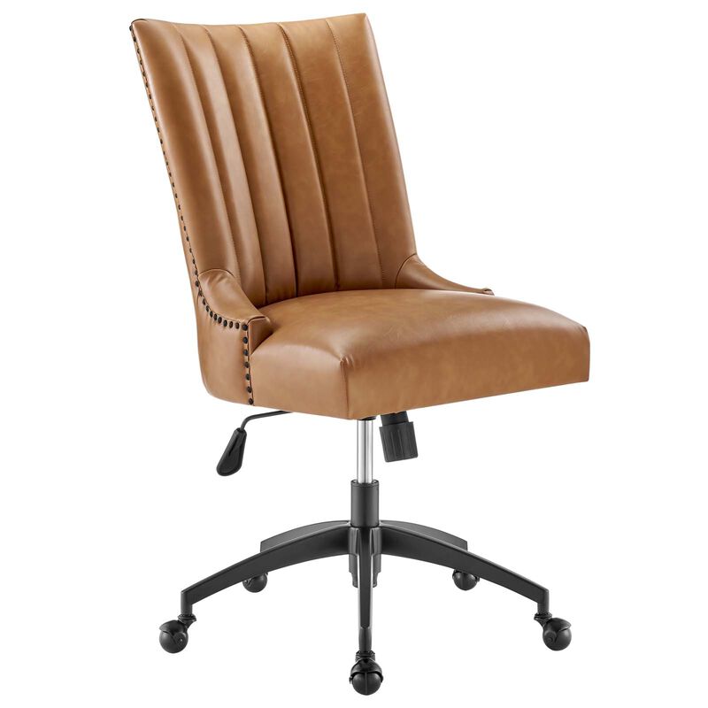 Modway Furniture - Empower Channel Tufted Vegan Leather Office Chair image number 0