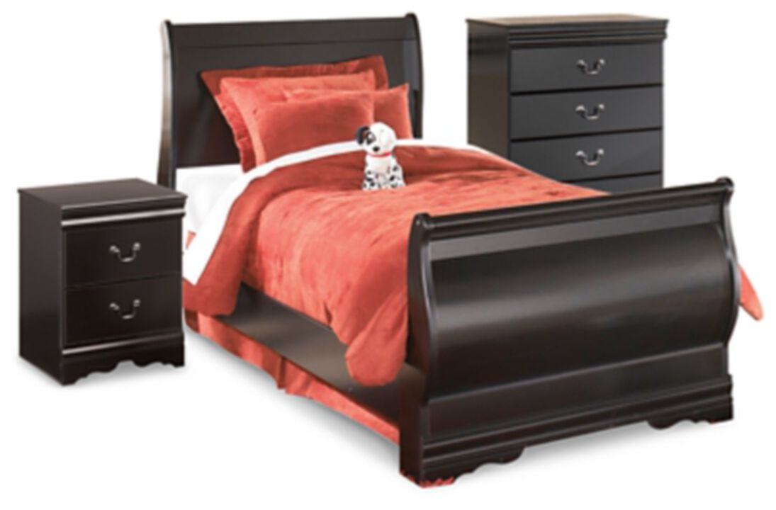 Huey Vineyard Twin Sleigh Bed Set