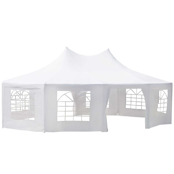 Large Outdoor Party & Wedding Tent w/ Column-Less Space & Weather Resistance