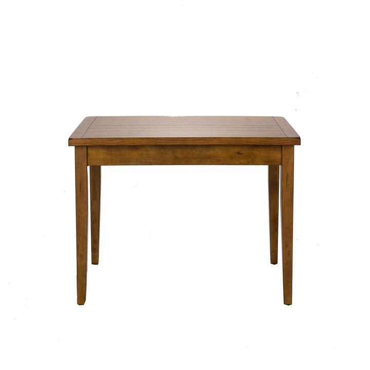 Liberty Furniture Treasures Rectangular Leg Table - Oak in Rustic Oak