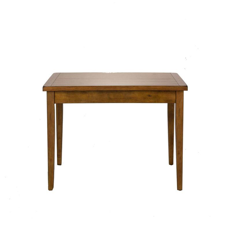 Liberty Furniture Treasures Rectangular Leg Table - Oak in Rustic Oak image number 1