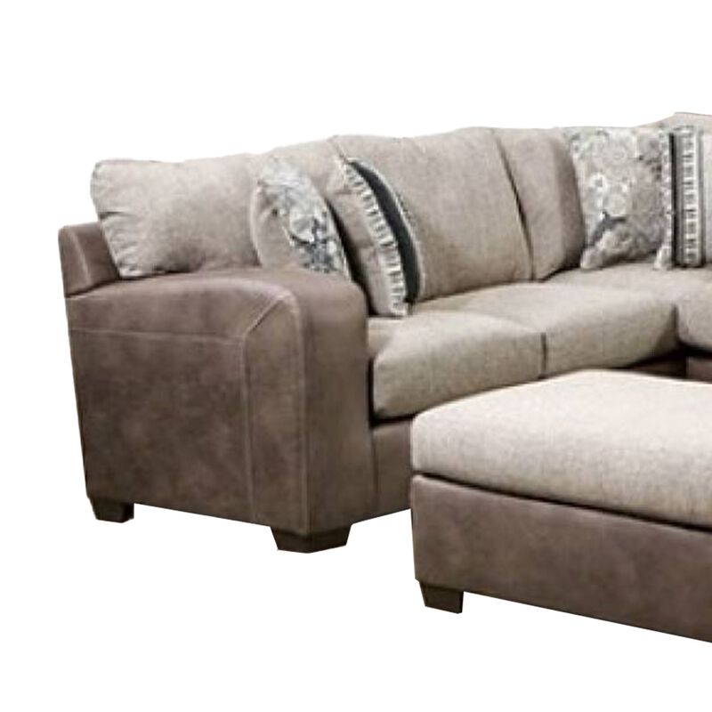 Lila Sectional Sofa Microfiber image number 3