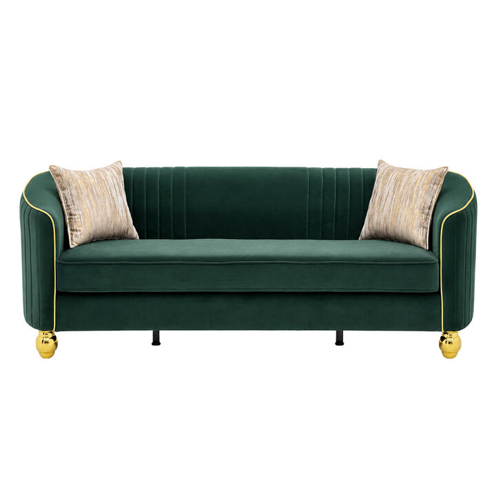 Grebol 3 Seater Velvet Sofa