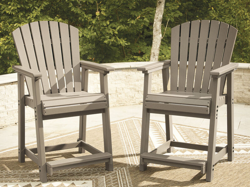 Sandy Dune Outdoor Counter Height Bar Stool (Set of 2) image number 1