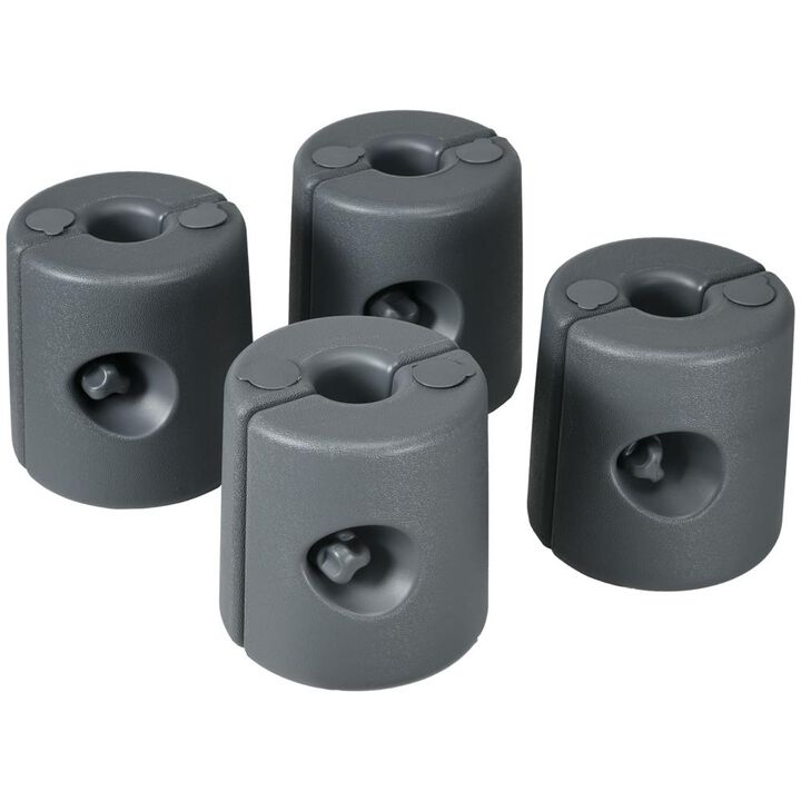 Hivvago Canopy Leg Weights Set of 4, Fillable Tent Weights
