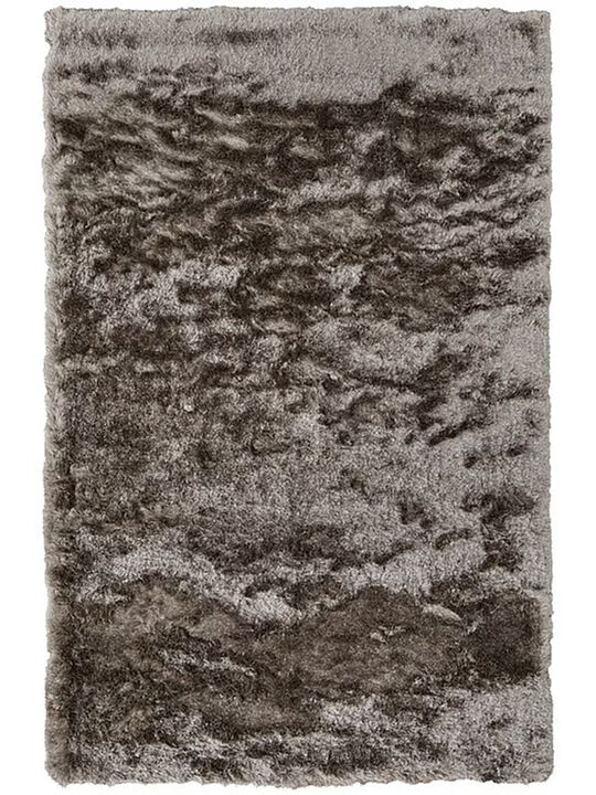Indochine 4550F Gray/Black 4'9" x 7'6" Rug