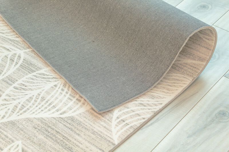 Rug Branch Arbor Comtemporary Botanical Leaf Cream Beige Indoor Area Rug