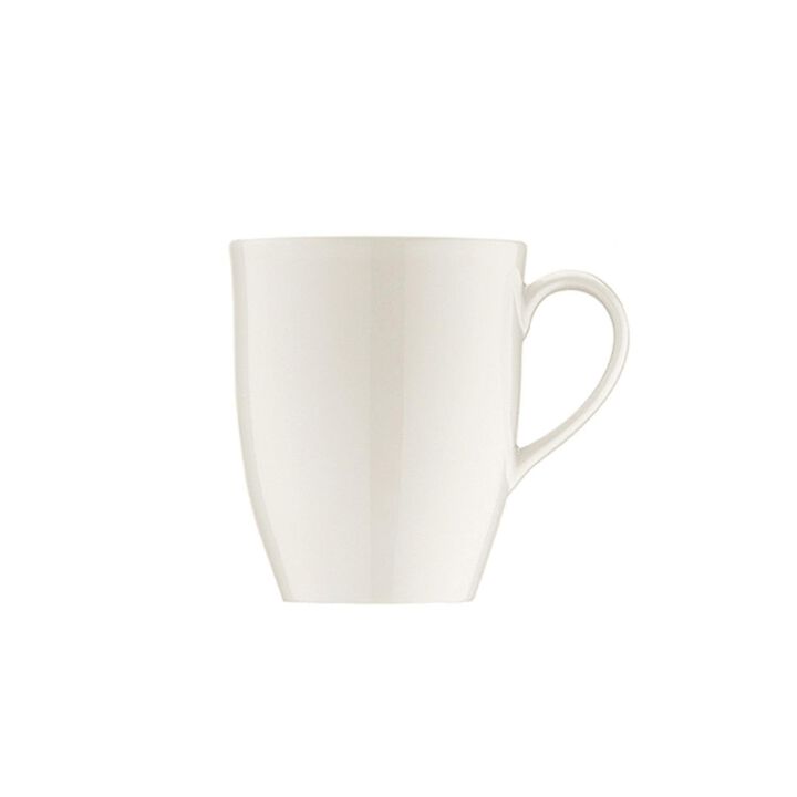 Banquet dia.3.25" h:4.25" 11 oz. Round Warm White Vitrified Mug (Set of 4)