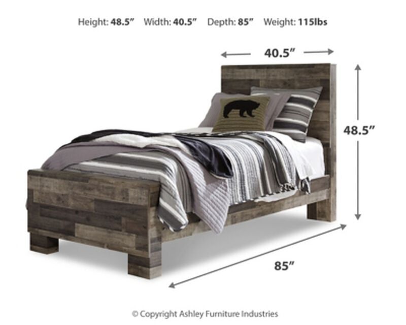 Derekson Twin Panel Bed image number 2