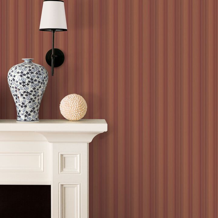Nordic Elements Stripe Orange Wallpaper G34151