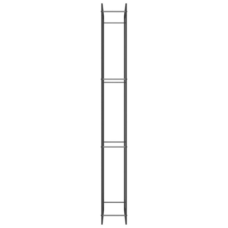 Firewood Rack Matt Black, Steel