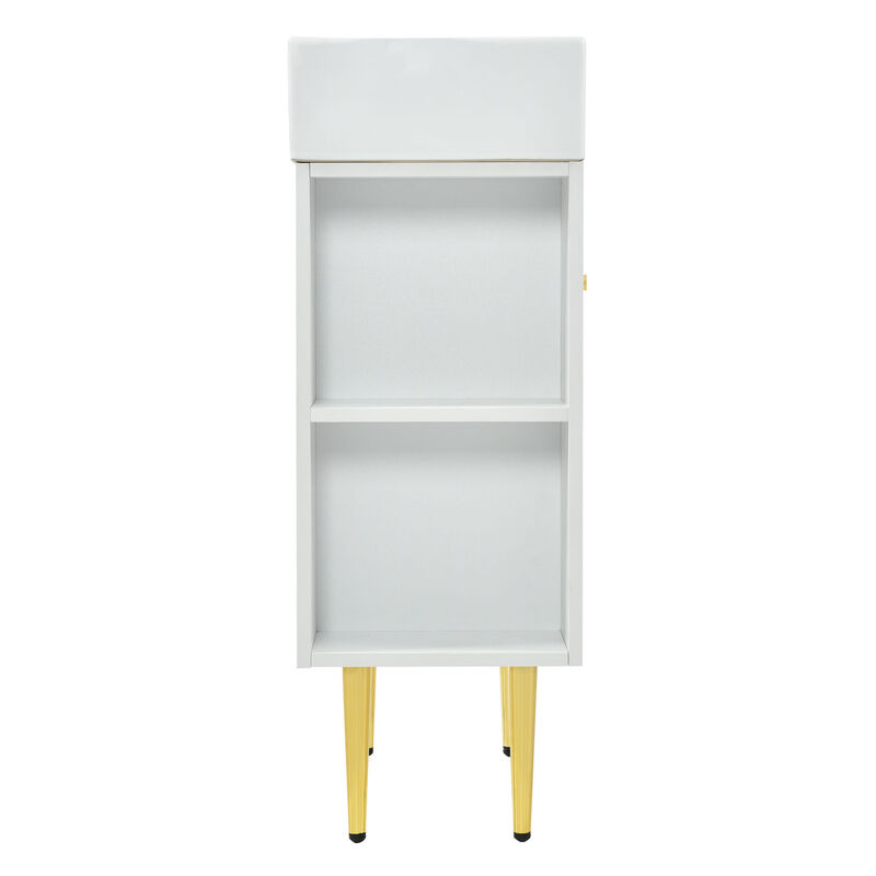 ELEMENT ACE 21.6 Inch Freestanding Bathroom Vanity Cabinet Without Sink Large Open Storage Waterproof Coating Soft Close Doors Easy Assembly for Bath Spaces image number 1