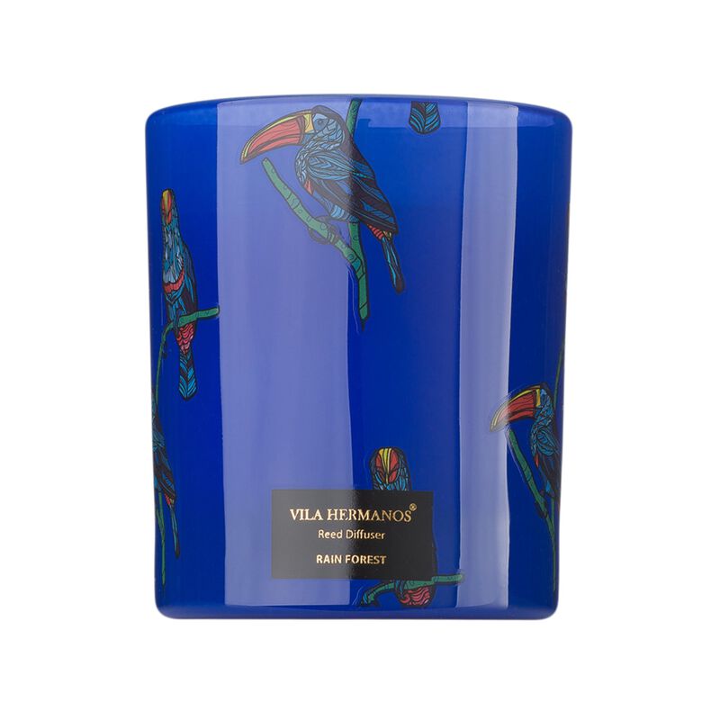 Candle in Jar JUNGLETOPIA TOUCAN RAIN FOREST 200gr 3.35 diam. x 4.13 in image number 1