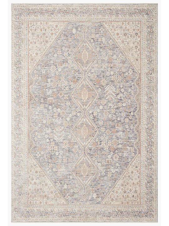 Carlisle CAR03 Blue/Ivory 7'10" x 10' Rug