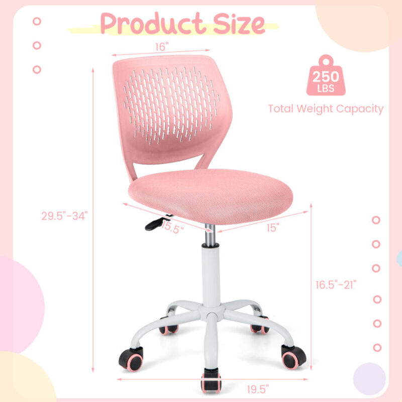 Adjustable Height Ergonomic Desk Chair for Children image number 2