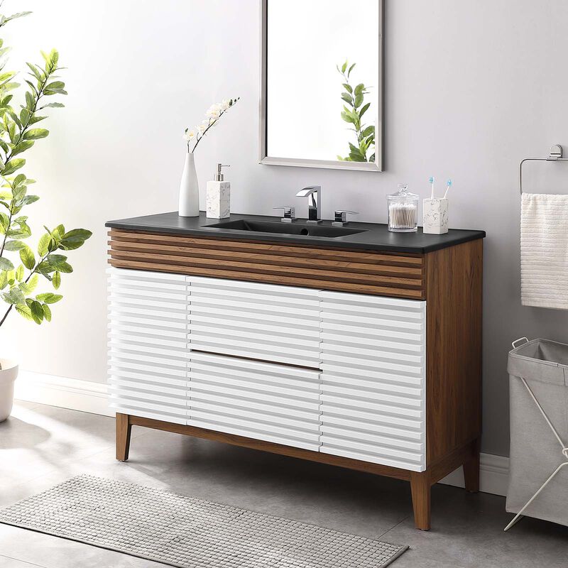 Render 48" Single Sink Bathroom Vanity image number 9