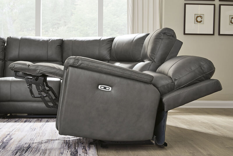 Beryton 6-Piece Power Reclining Sectional image number 2