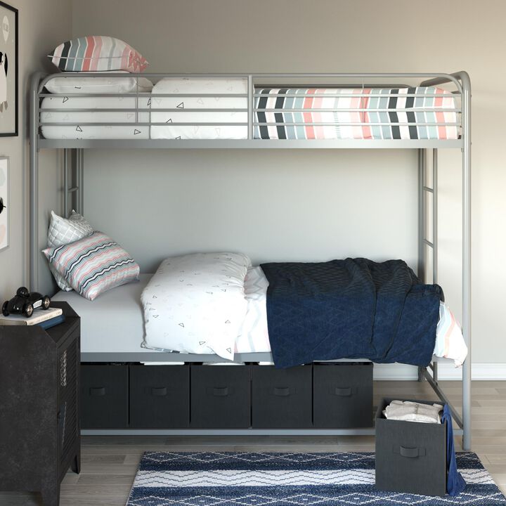 Bethia Twin/Twin Bunk Bed with Storage Bins