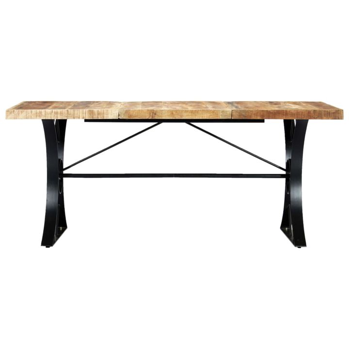 vidaXL Dining Table 70.9"x35.4"x29.9" Solid Mango Wood