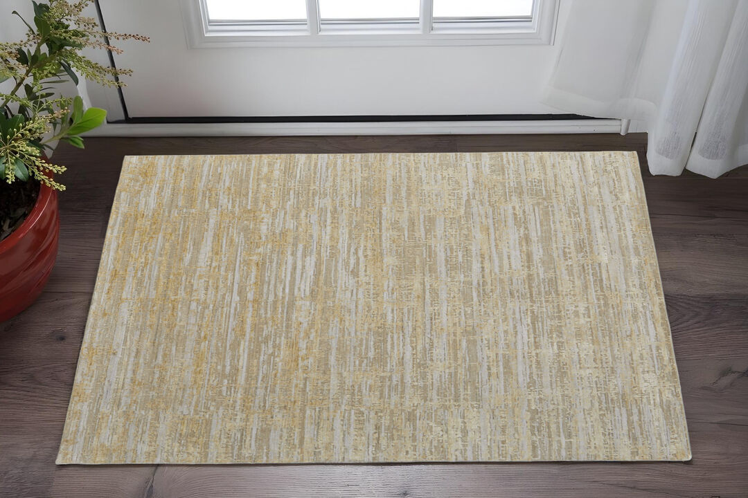 HomeRoots Abstract Hand Woven Area Rug