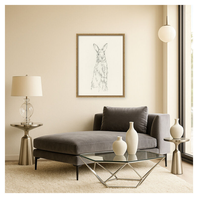 All Ears I by Ethan Harper Framed Canvas Wall Art image number 4