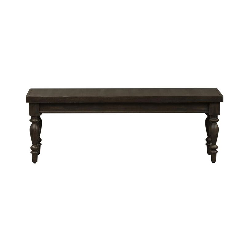 Liberty Furniture Harvest Home Backless Bench (RTA) in Chalkboard image number 2