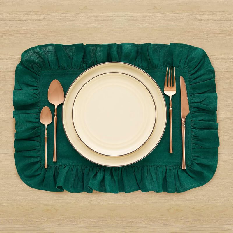 Linen Placemats - Gabrielle Ruffle image number 1