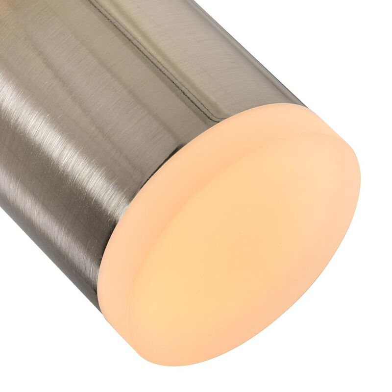 Lena LED Integrated Mini Pendant With Satin Nickel Finish