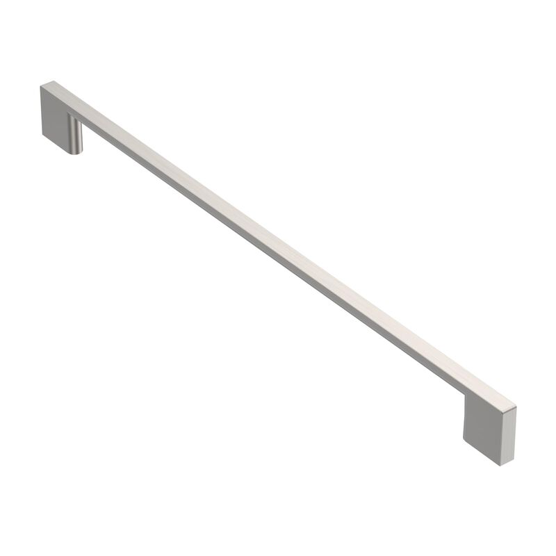 Alzassbg 5 Pack Brushed Satin Nickel Cabinet Pulls, 11-1/3 Inch(288mm) Hole Centers Rectangle Cabinet Handles Kitchen Pulls for