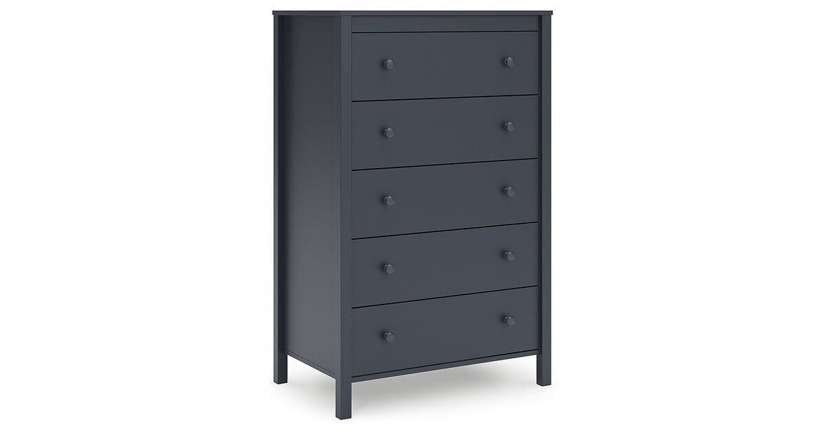 Simmenfort 5 Drawer Chest of Drawers