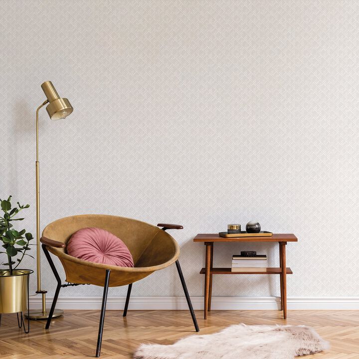 Texstyle Block Flock Beige Wallpaper G56581