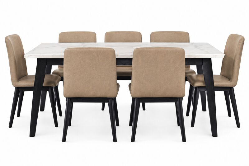 Vida Black 7-Piece Dining Set image number 0