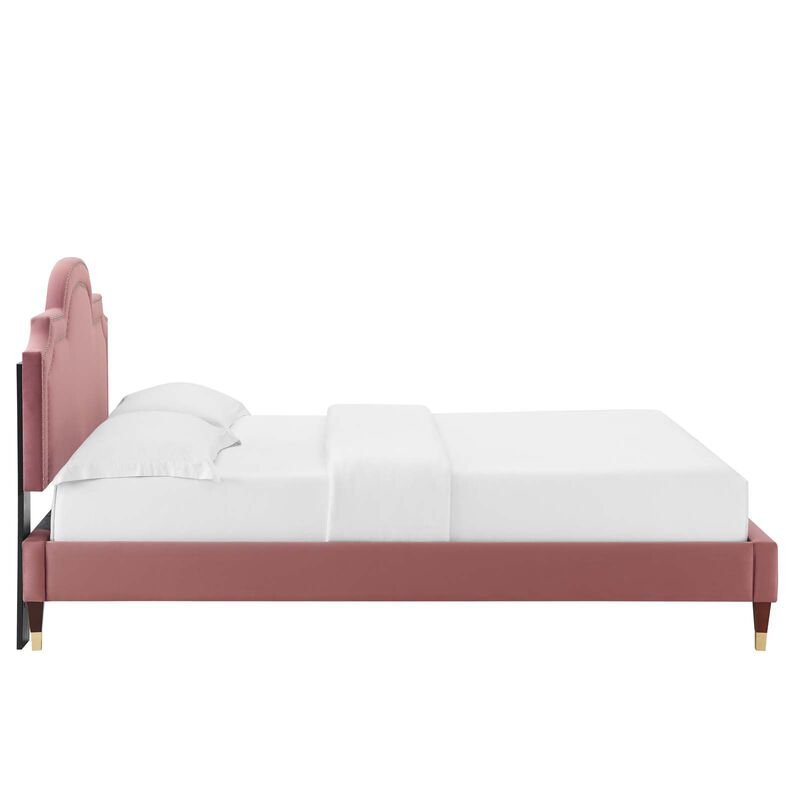Modway - Aviana Performance Velvet Twin Bed image number 4