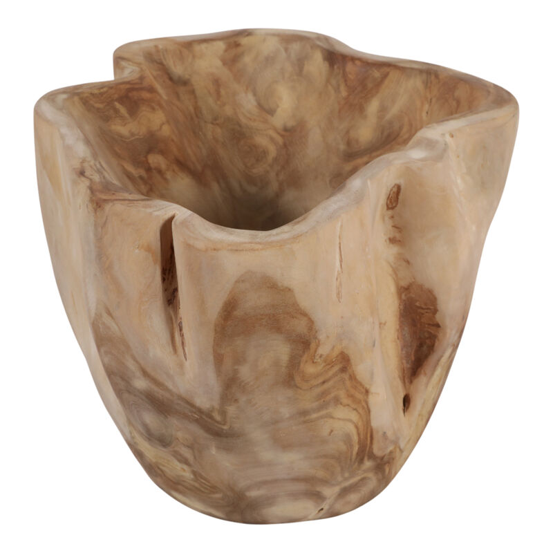 13" Teak Root Bowl, Natural image number 3