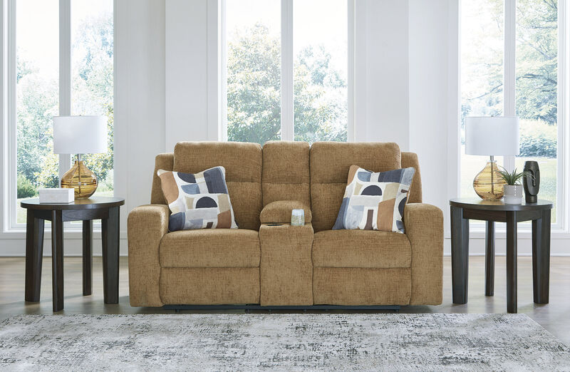 Kanlow Reclining Loveseat W/Console