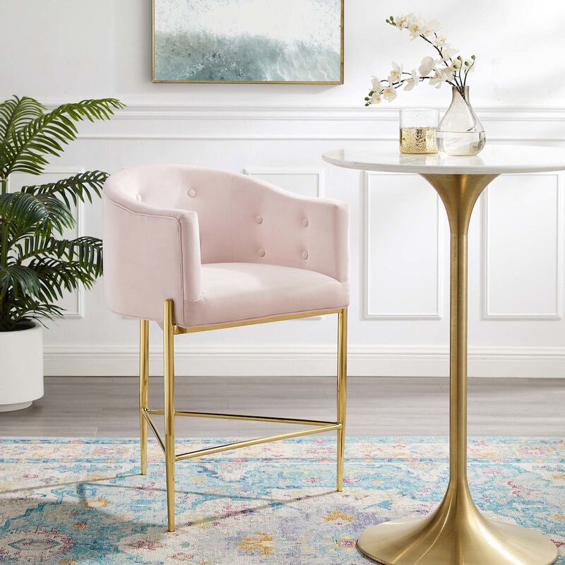 Savour Tufted Counter Stool image number 5