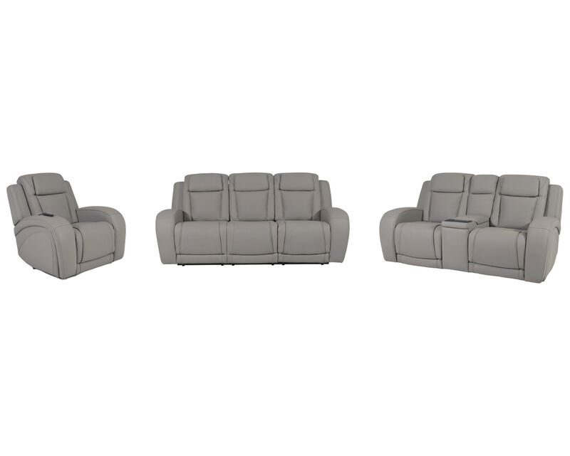 Bowden Power Leather Immersive Sofa Loveseat & Recliner image number 0
