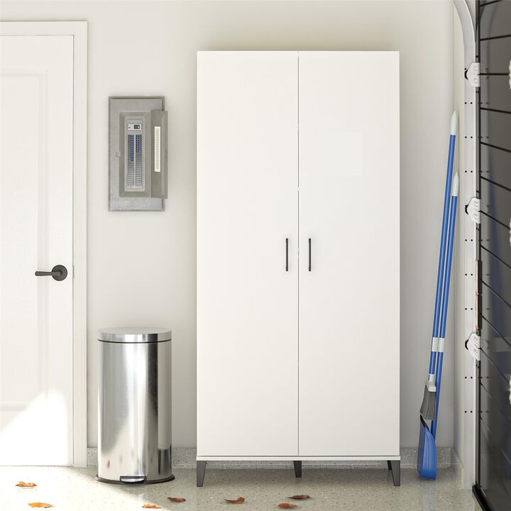 Flex Tall Storage Cabinet, White