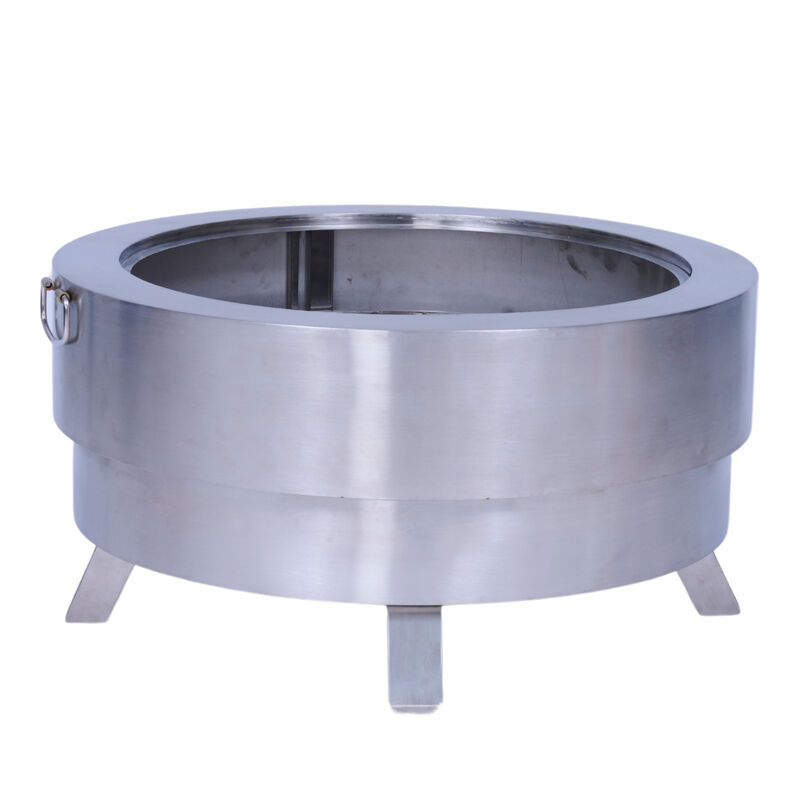 Felix 25" Collapsible Stainless Steel Wood Burning Fire Pit image number 8
