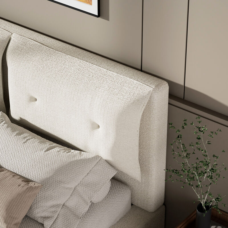Zeck Upholstered Bed Frame image number 4
