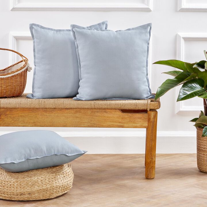 Solino Home 100% Pure Linen Pillow Cover - Santa Barbara